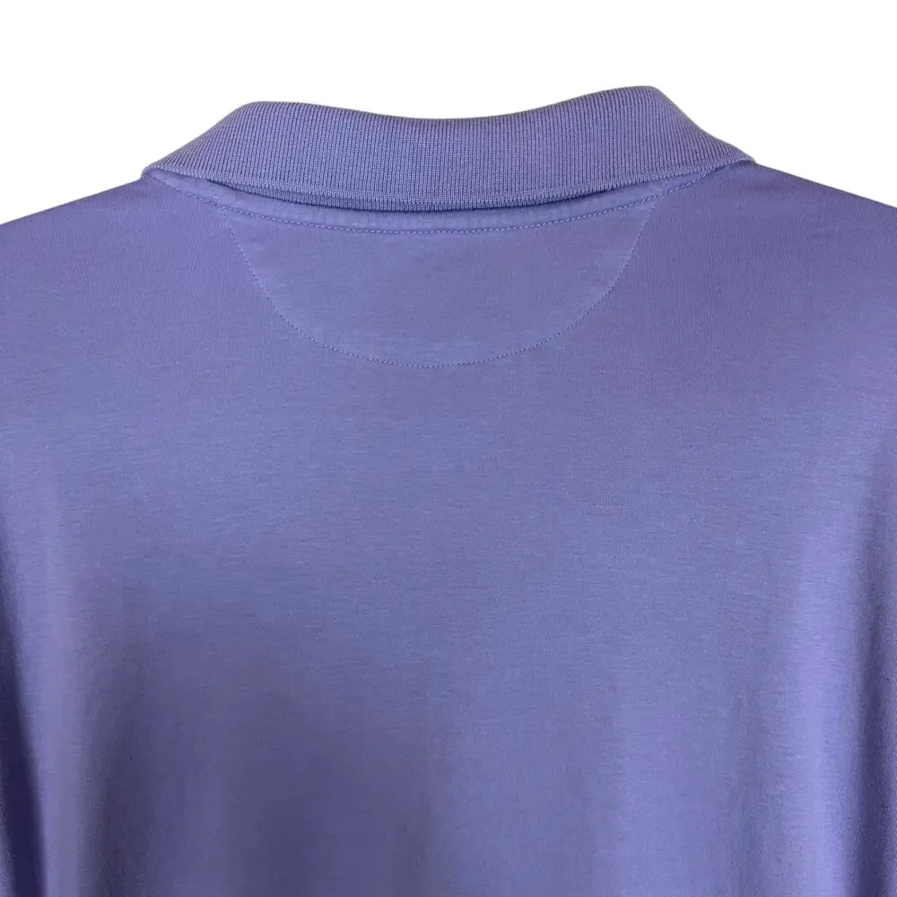 Banana Republic Luxury Touch Polo‎ Shirt Men's 2XL Purple Short Sleeve Collared